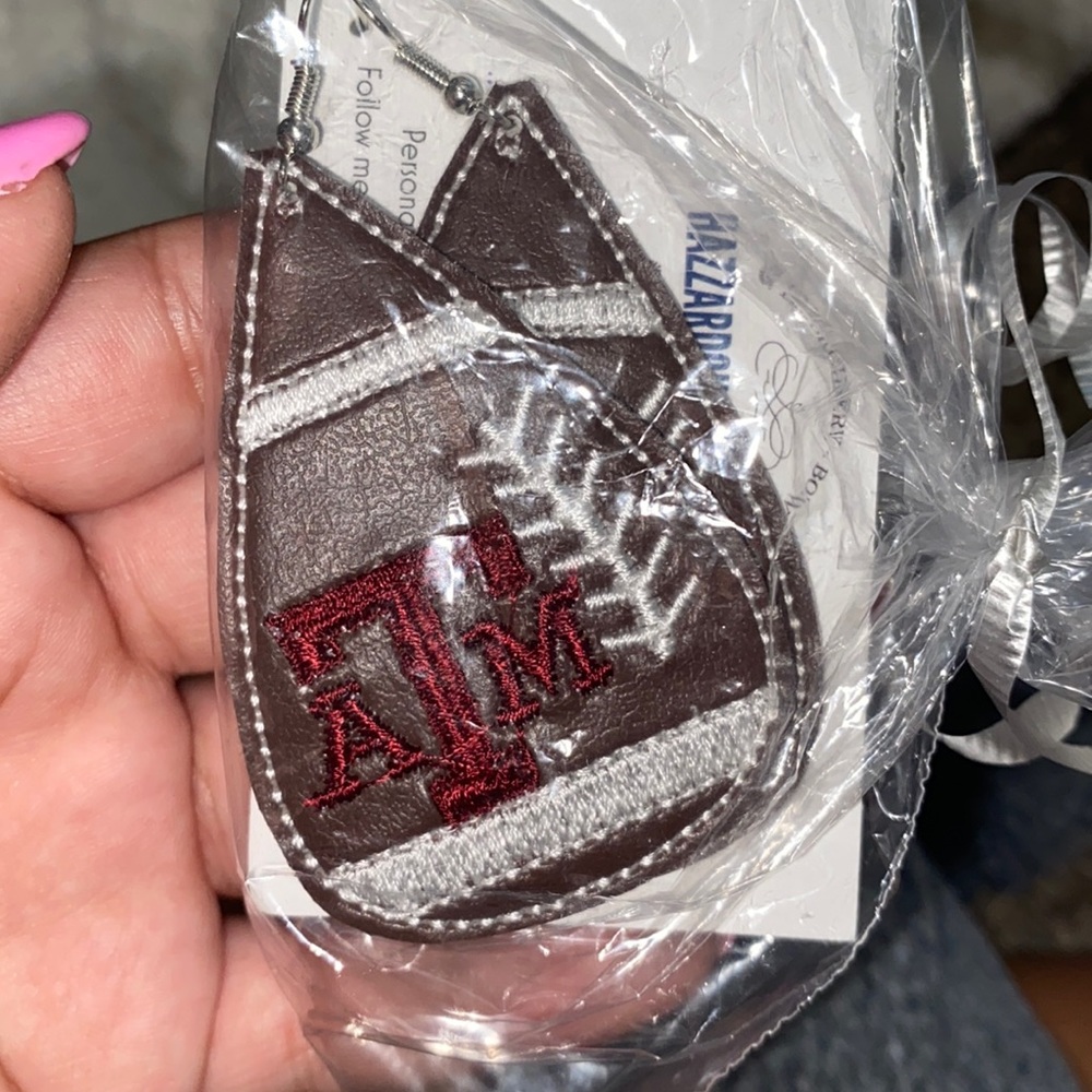 Texas A&M earrings